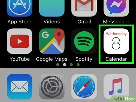 Image titled Set Reminders on iPhone Calendar Step 1
