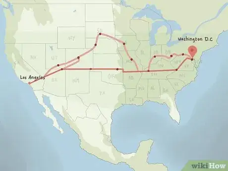 Image titled Plan a Road Trip From Los Angeles to Washington, D.C. Step 4