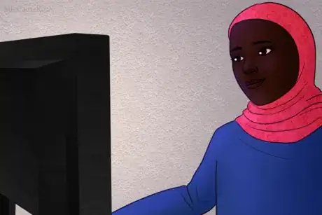 Image titled Hijabi Girl at Computer.png