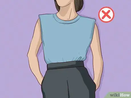 Image titled Dress when You Have Broad Shoulders Step 6