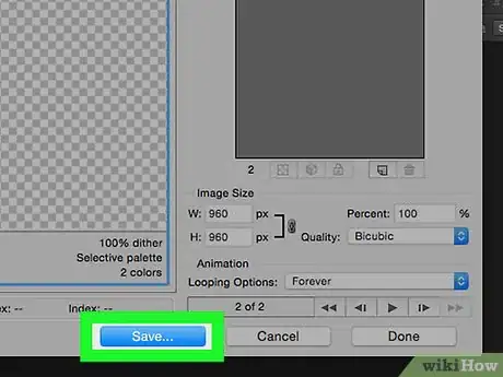 Image titled Create Animated GIFs Using Photoshop Step 22