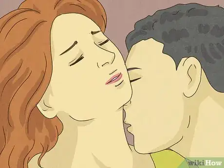 Image titled What Should You Do when a Guy Is Kissing Your Neck Step 1