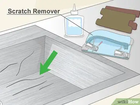 Image titled Get Scratches out of a Stainless Steel Sink Step 1