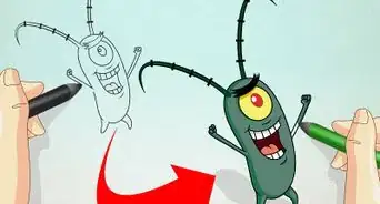 Draw Sheldon J. Plankton from SpongeBob SquarePants