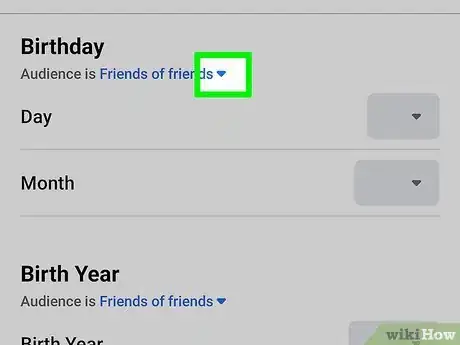 Image titled Hide Your Birthday on Facebook Step 7