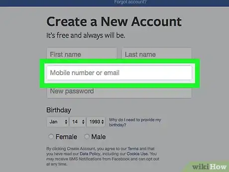 Image titled Make a New Facebook Account Step 19