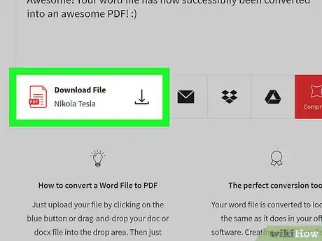 Image titled Convert a Microsoft Word Document to PDF Format Step 5