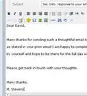 Respond to an Email With a Thank You