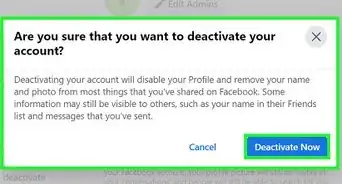 Deactivate a Facebook Account