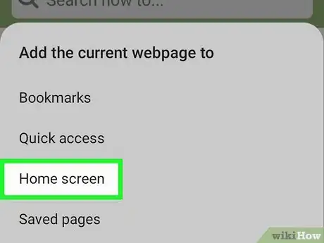 Image titled Set a Bookmark Shortcut in Your Home Screen on Android Step 21