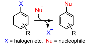 Aromatic nucleophilic substitution