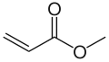 Methyl acrylate, an α,β-unsaturated ester