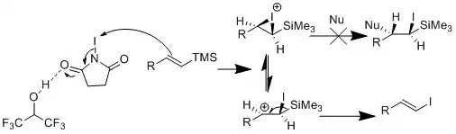 Zakarian's group HFIP iododesilylation method