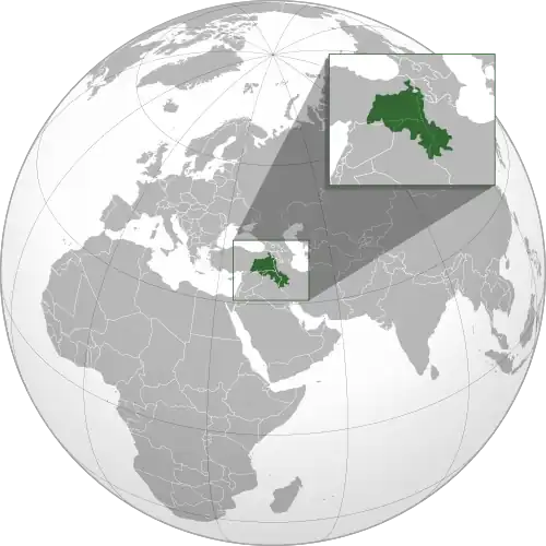 Kurdish-inhabited areas (according to the CIA, 1992)