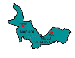 Location of Marudi