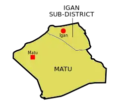 Location of Matu District