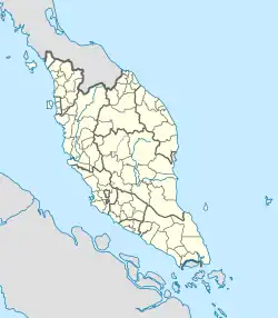 List of districts in Malaysia is located in Peninsular Malaysia