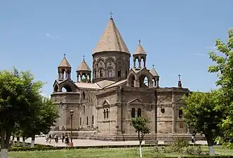 Etchmiadzin Cathedral, Vagarshapat, by Gregory the Illuminator, 301-1868