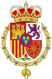 Escudo de armas del monarca de España