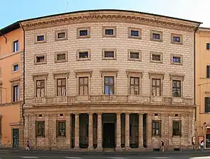 Mannerism - Palazzo Massimo alle Colonne, Rome, by Baldassare Peruzzi, begun 1535