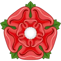 Red Rose Badge of Lancaster