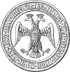 Double-headed eagle on the seal of Ivan III of Muscovy