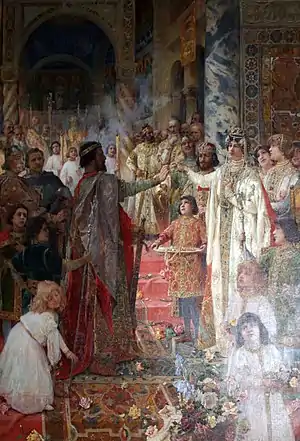 Zvonimir's vows by Celestin Medović