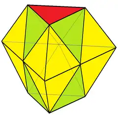 Triangulated truncated triangular bipyramid