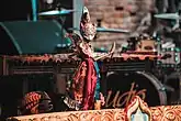 Wayang Golek (3D wooden puppet) performance from West Java